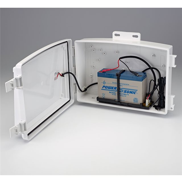 Box con pannello solare 5W e batteria 12Ah - Meteo-Project - Vendita e  Installazione Stazioni meteo e Webcam
