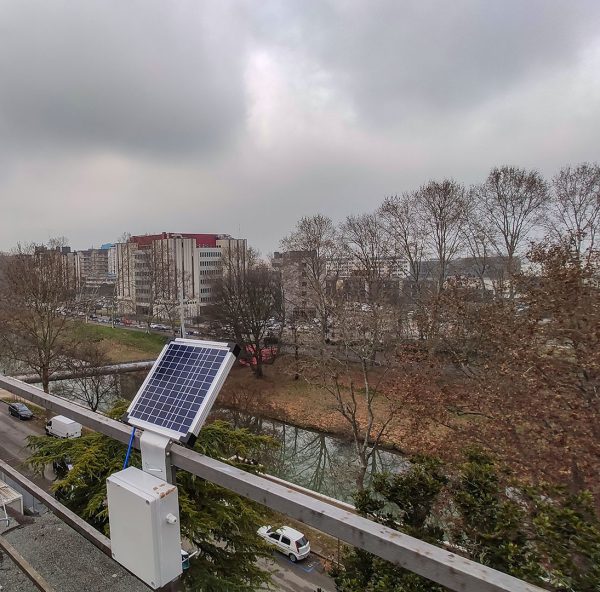 Sensore anemometro wireless ad energia solare Italy